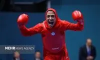 طلای مقتدرانه سهیلا منصوریان با در هم کوبیدن حریف مصری