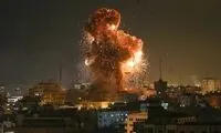 تصاویری از منفجر کردن مخازن اسلحه و مهمات توسط ارتش سوریه