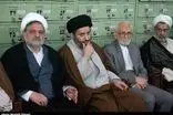 حضور پسران رهبر شهید در مصلی تهران