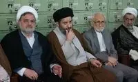 حضور پسران رهبر شهید در مصلی تهران