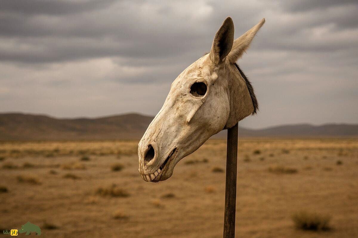   کاربرد عجیب جمجمه الاغ در برخی شهرهای ایران! 