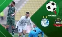 خلاصه بازی شمس‌آذر قزوین - استقلال