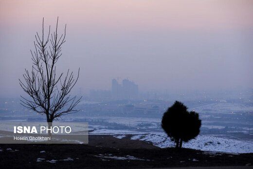 تصاویری آخرالزمانی از آلوده‌ترین شهر ایران