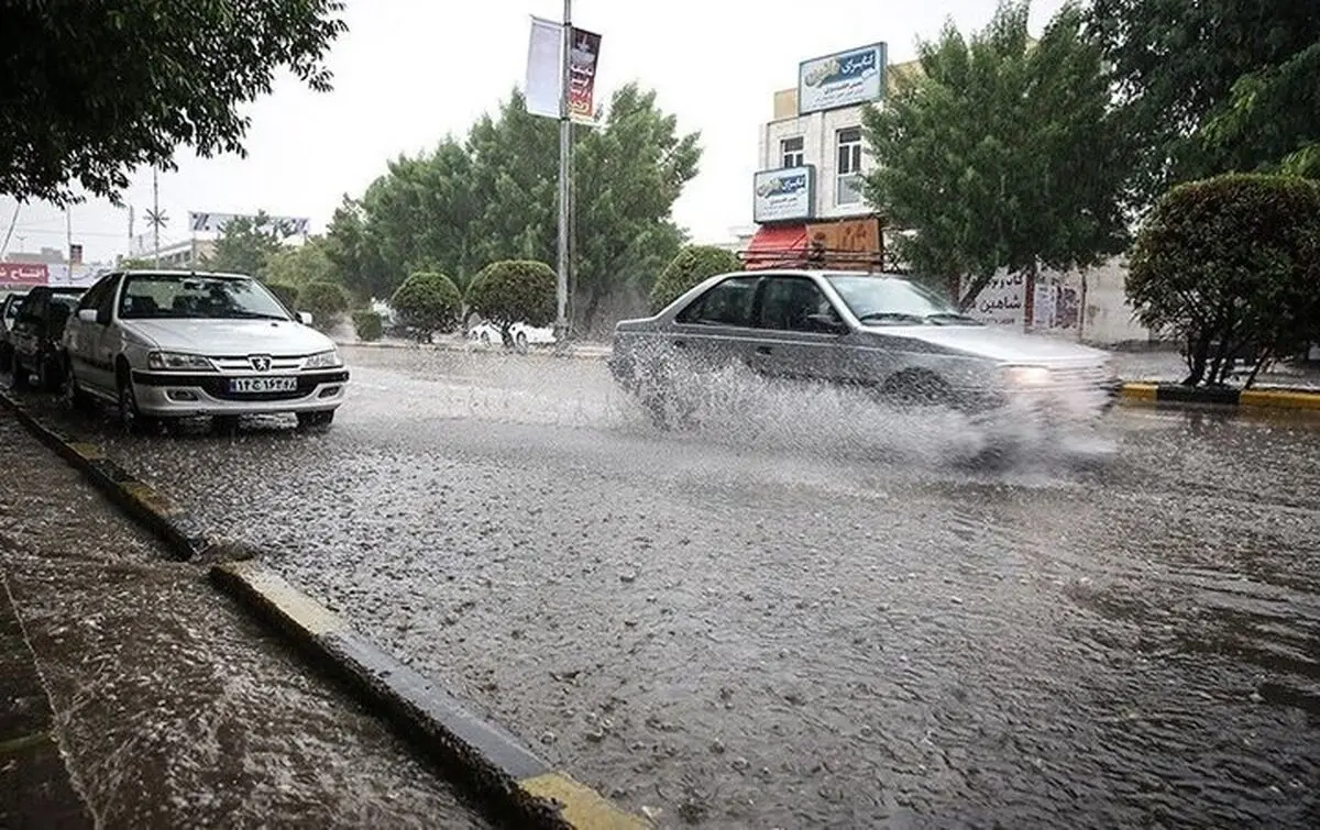باران شدید و تماشایی گنبدکاووس را غافلگیر کرد
