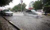 باران شدید و تماشایی گنبدکاووس را غافلگیر کرد
