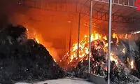 آتش‌سوزی بزرگ در خیابان قلمستان تهران 