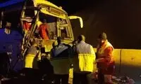 اتوبوس زائران عراقی در سمنان دچار سانحه شد 
