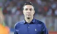 طوفان نکونام قبل از بازی با پرسپولیس