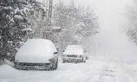 زیباترین برف زمستانی در جنگل‌های دوهزار