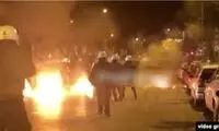 آشوب و درگیری شبانه در شهر وان ترکیه  