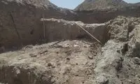 کشف سازه‌ای تاریخی حین خاکبرداری شهرستان زاوه