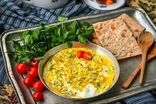 پنیر برشته؛ غذای خوشمزه شمالی با پنیر محلی و تخم‌مرغ