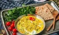 پنیر برشته؛ غذای خوشمزه شمالی با پنیر محلی و تخم‌مرغ