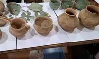 کشف اشیای عتیقه 3000 ساله در همدان
