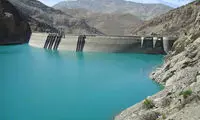  وضعیت شوکه‌کننده حجم آب در نزدیکی سد کرج