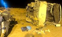 علت واژگونی مرگبار اتوبوس در اصفهان مشخص شد