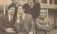 قابی از کمدین‌های ایرانی قبل انقلاب با آقای نورمن