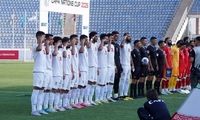 سلام نظامی ملی‌پوشان فوتبال ایران در تاجیکستان
