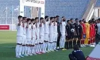 سلام نظامی ملی‌پوشان فوتبال ایران در تاجیکستان