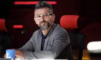 امین حیایی در پشت صحنه استخر آواز خواند 