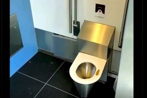 این توالت بعد از هر بار استفاده خودش را تمیز می‌کند