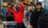 خیابان ولیعصر تهران در روزهای پایانی سال ۱۴۰۱