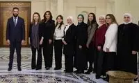 اولین تصویر از همسر جولانی در یک دیدار عمومی