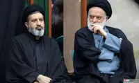 اولین تصاویر از فرزند ارشد رهبر شهید در حرم رضوی 
