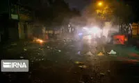 خودرو شخصی یک طلبه به آتش کشیده شد