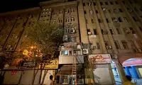 مهار آتش‌سوزی بامدادی در مغازه و مهمانسرا خیابان سعدی