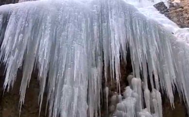 آبشار تنگه واشی یخ زد! 