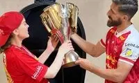 عاشقانه‌های ستاره پرسپولیس و همسرش در اینستاگرام