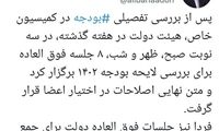  هیئت دولت شنبه جلسه فوق العاده برگزار می‌کند