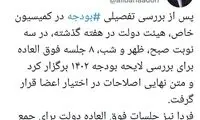  هیئت دولت شنبه جلسه فوق العاده برگزار می‌کند