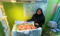 زن آبادانی  چهارقلو به دنیا آورد
