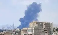 لحظه برخورد مستقیم موشک اسرائیلی به پادگان لویزان