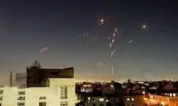 ویدئویی از شلیک پدافند در آسمان غرب تهران