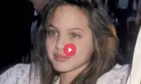 آنجلینا جولی 10ساله و پدرش در مراسم اسکار