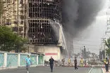 اولین تصاویر از حجم آتش‌سوزی در پاساژ اندیشه