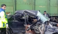 برخورد قطار با خودرو در ایستگاه راه‌آهن شازند