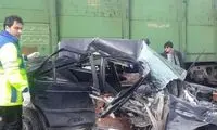 برخورد قطار با خودرو در ایستگاه راه‌آهن شازند