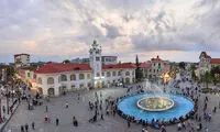 شمایل جدید میدان شهرداری رشت بعد از حمله اسرائیل