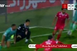 قیچی بغل حسین‌زاده، آخرین موقعیت نیمه اول