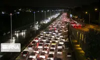 ترافیک پنج کیلومتری در کندوان و هراز