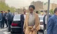 تصاویر سیاسیون در ختم همسر روحانی معروف