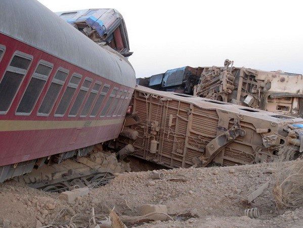 اولین تصاویر از حادثه مرگبار قطار مشهد - یزد
