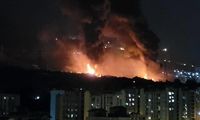 انبار نفت شهران مورد هدف قرار گرفت