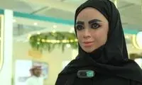 ربات محجبه بازدیدکنندگان از نمایشگاه را شگفت‌زده کرد