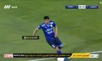 صحنه مشکوک برخورد توپ به دست عارف غلامی