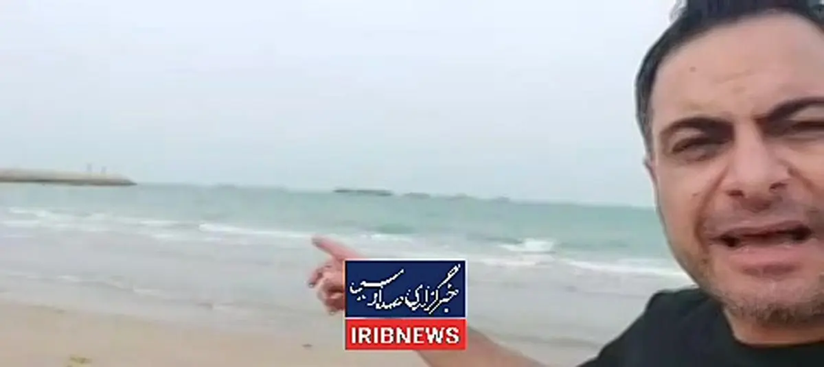 تصویری از صف کشتی‌ها برای عبور از تنگه هرمز